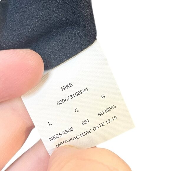 NIKE CITY SERIES U-BACK ONE-PIECE Swimsuit Black Barcelona NESSA306-081 L - Picture 6 of 6